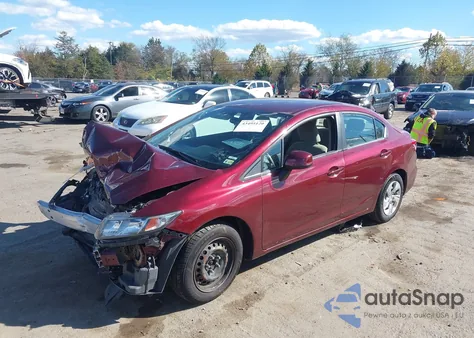 2013 Honda Civic Lx from USA, damaged, VIN 2HGFB2F50DH586298